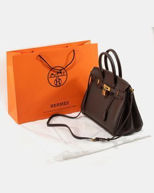 Herm&egrave;s Birkin Bag Dark Brown, 31x24x14