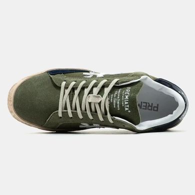 Premiata Steven Olive Navy Gum