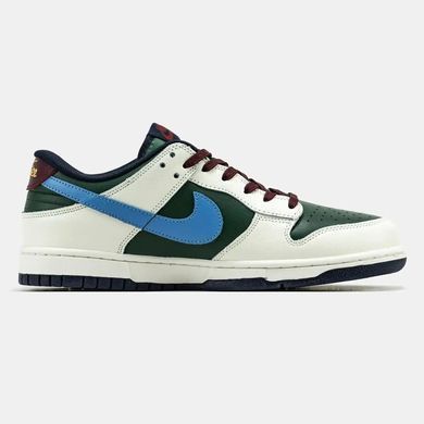 Nike Dunk Low Gorge Green Sail Burgundy