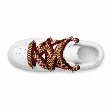 Nike Air Force 1 Low Custom Lanvin Laces White Multicolor, 41