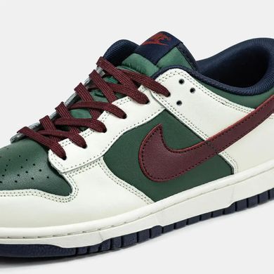 Nike Dunk Low Gorge Green Sail Burgundy