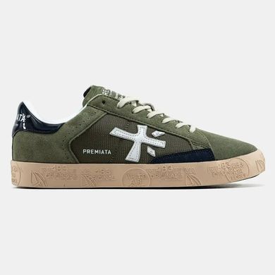 Premiata Steven Olive Navy Gum