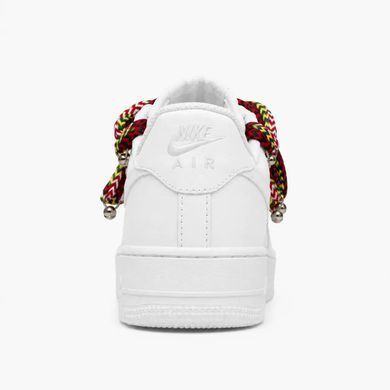 Nike Air Force 1 Low Custom Lanvin Laces White Multicolor, 41