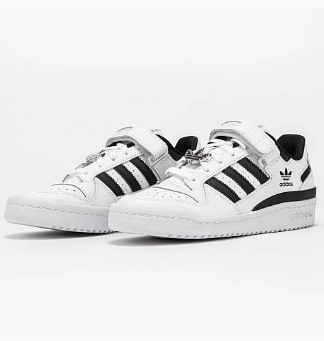 Кросівки Adidas Forum Low 84 White Black Logo 9815 фото