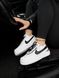Кросівки Nike Air Force 1 SHADOW Black White 7188 фото 3