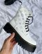 Ботинки Dr. Martens JADON x Louis Vuitton Premium White No Logo (Молнія) 4381 фото 9