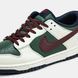 Nike Dunk Low Gorge Green Sail Burgundy