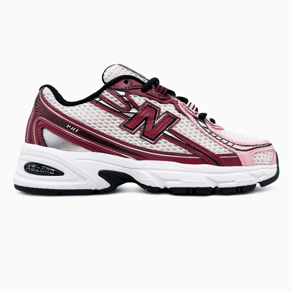 New Balance 740 White Pink Burgundy, 36