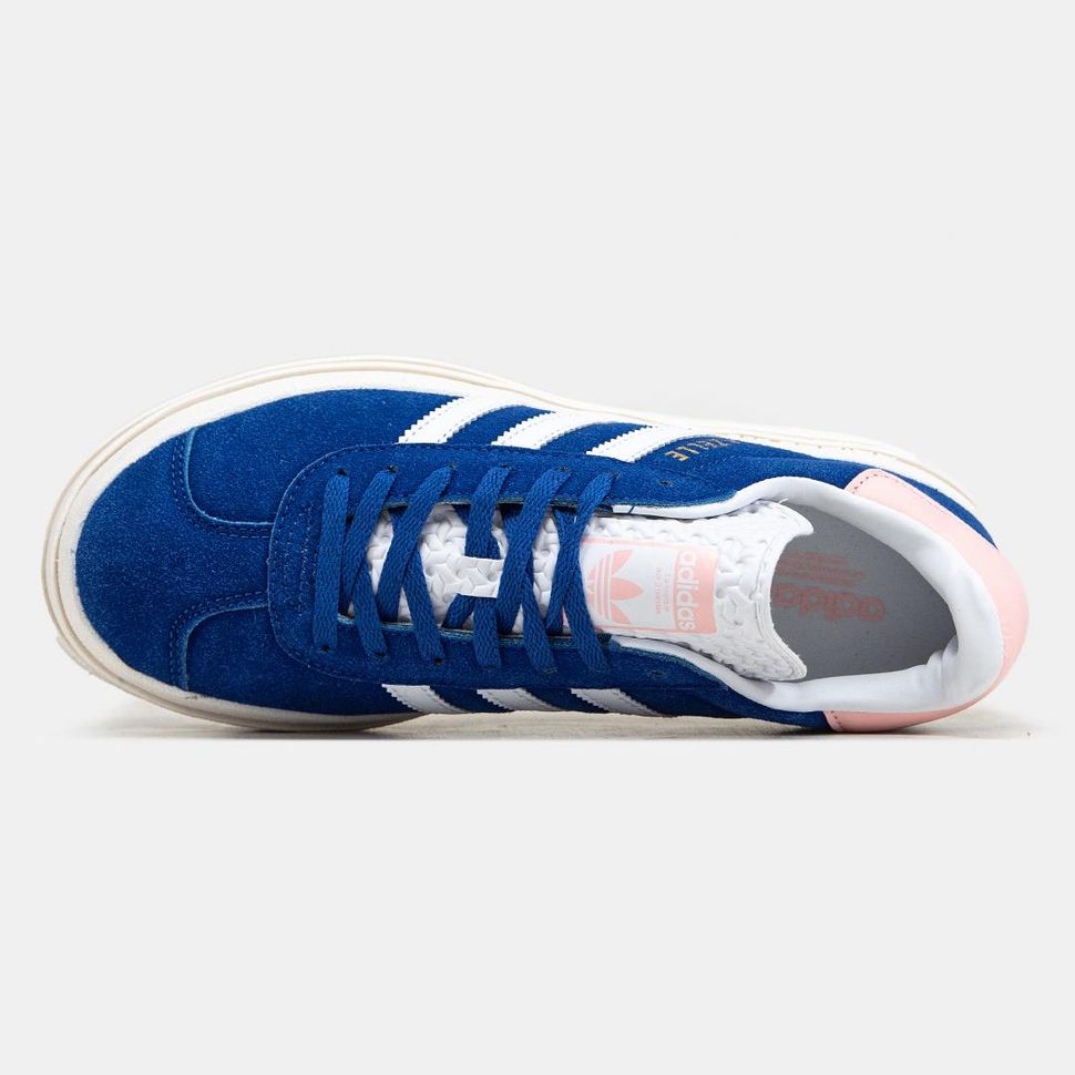 Кеды Adidas Gazelle Bold Blue White 2481 фото