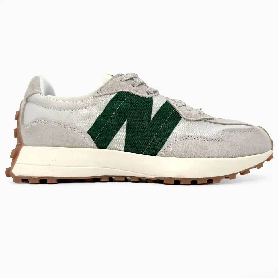 New Balance 327 Beige Green Gum