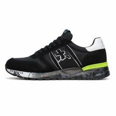 Premiata Lander Black White Neon Green, 40