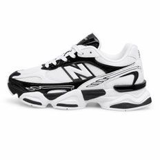 New Balance 9060 White Black Monochrome, 36