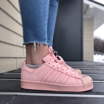 Кросівки Adidas Superstar Pink 1 2887 фото