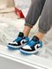 Баскетбольные кроссовки Nike Air Jordan Retro 1 Low Blue White Black 2 6145 фото 9
