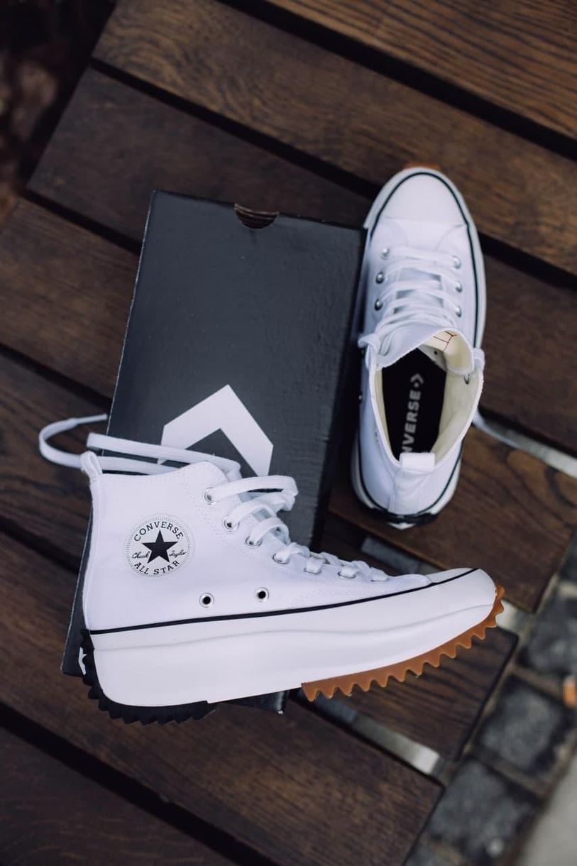 Кеди Converse Run Star Hike Hi White Black Gum 5581 фото