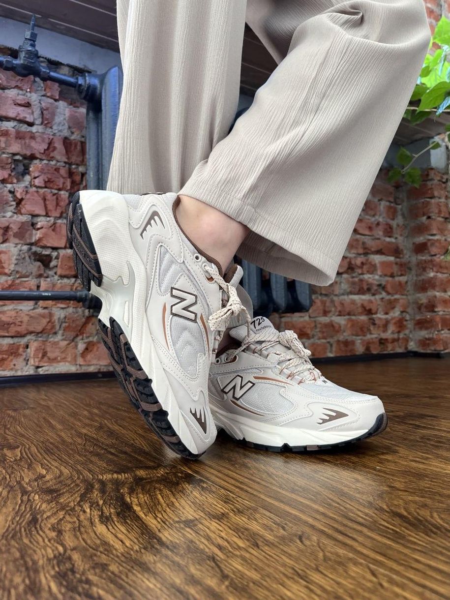 Кросівки New Balance 725 Series Low Tops Retro Unisex Beige 3736 фото