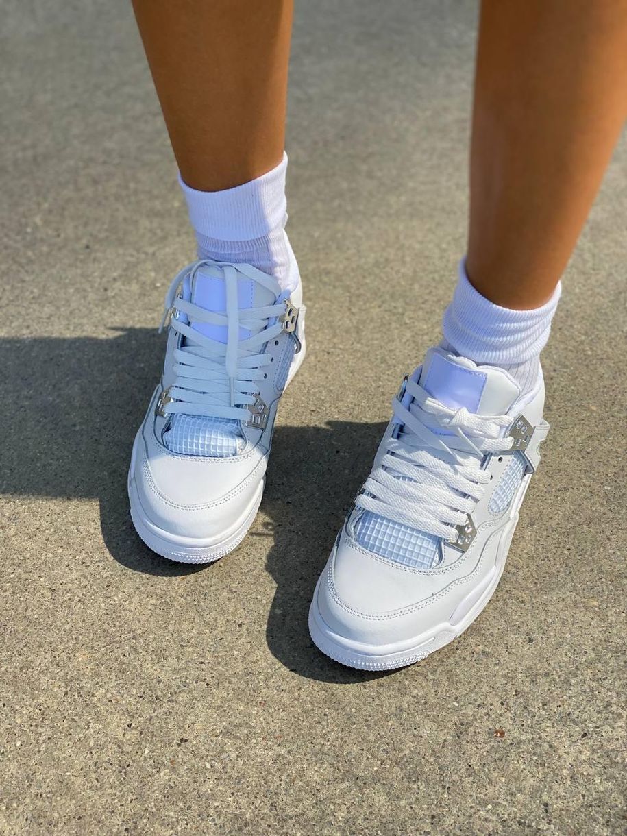 Nike Air Jordan Retro 4 White 2194 фото