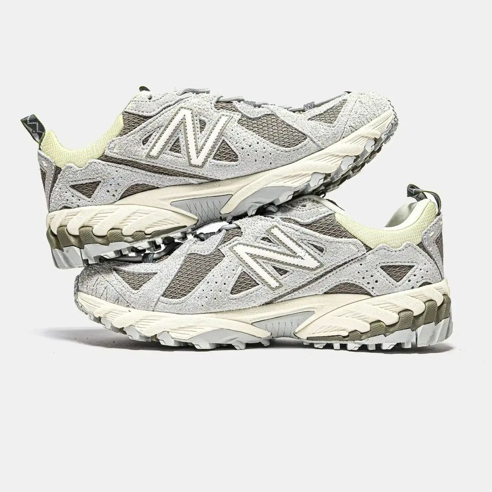 New Balance 610 Light Grey Olive Lemon