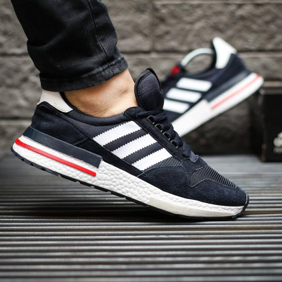 Кросівки Adidas ZX 500 Dark Blue 8967 фото