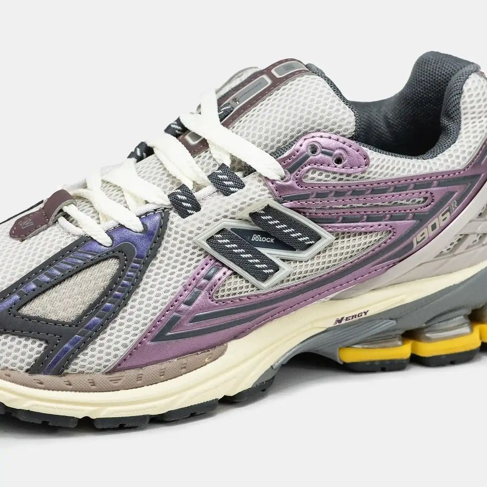 New Balance 1906R Silver Purple Yellow