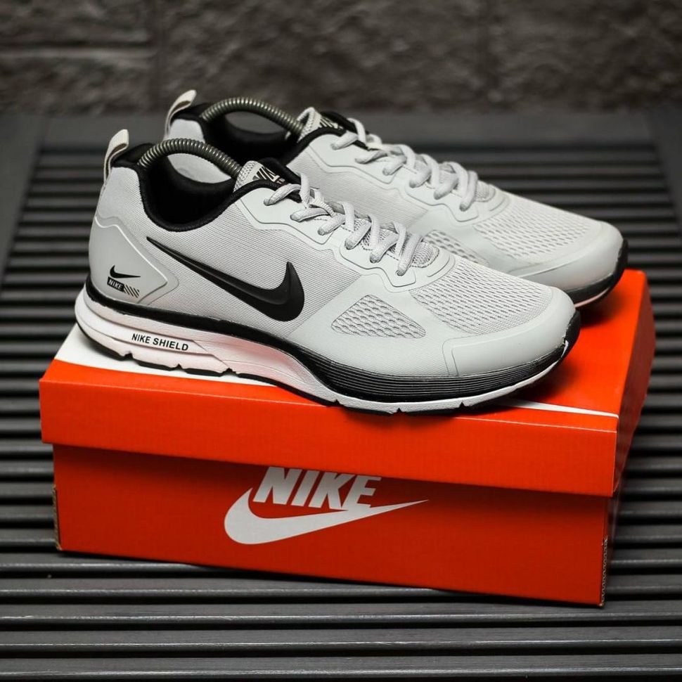 Кросівки Nike Shield Grey Black 8895 фото