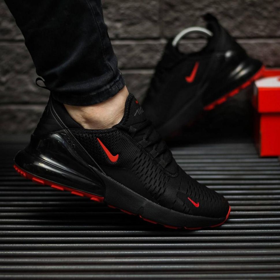 Кросівки Nike Air Max 270 Black Red 8846 фото
