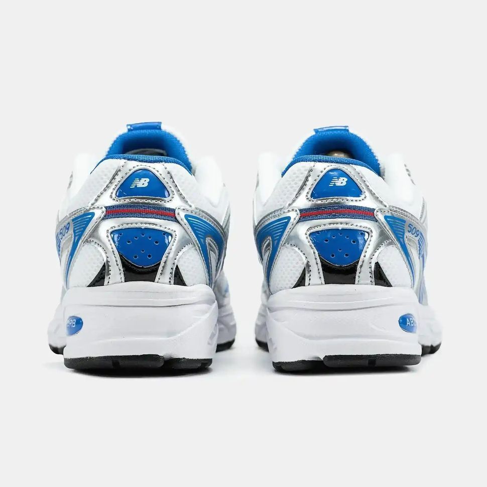New Balance 509 White Silver Blue