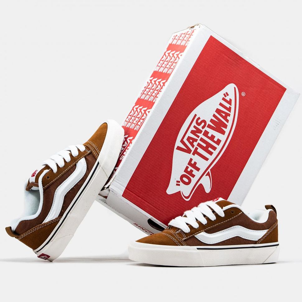 Кеди Vans Knu Skool Brown 10350 фото