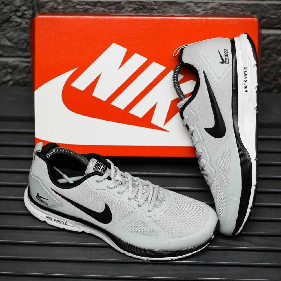 Кросівки Nike Shield Grey Black 8895 фото