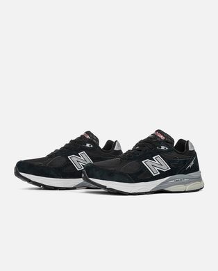 New Balance 990v3 Black Grey, 36