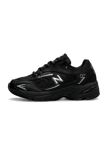 Кросівки New Balance 725 All Black Silver 12105 фото