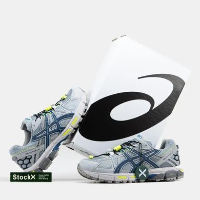 Asics Gel-Kahana 8 Grey Blue Neon