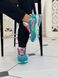 Кросівки Nike React Blue Green Pink 1349 фото 4