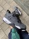 Nike Air Jordan 4 Grey White Black Fur 9631 фото 7