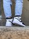 Зимові баскетбольні кросівки Nike Air Jordan 1 Black White Fur 9515 фото 8