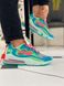 Кросівки Nike React Blue Green Pink 1349 фото 1