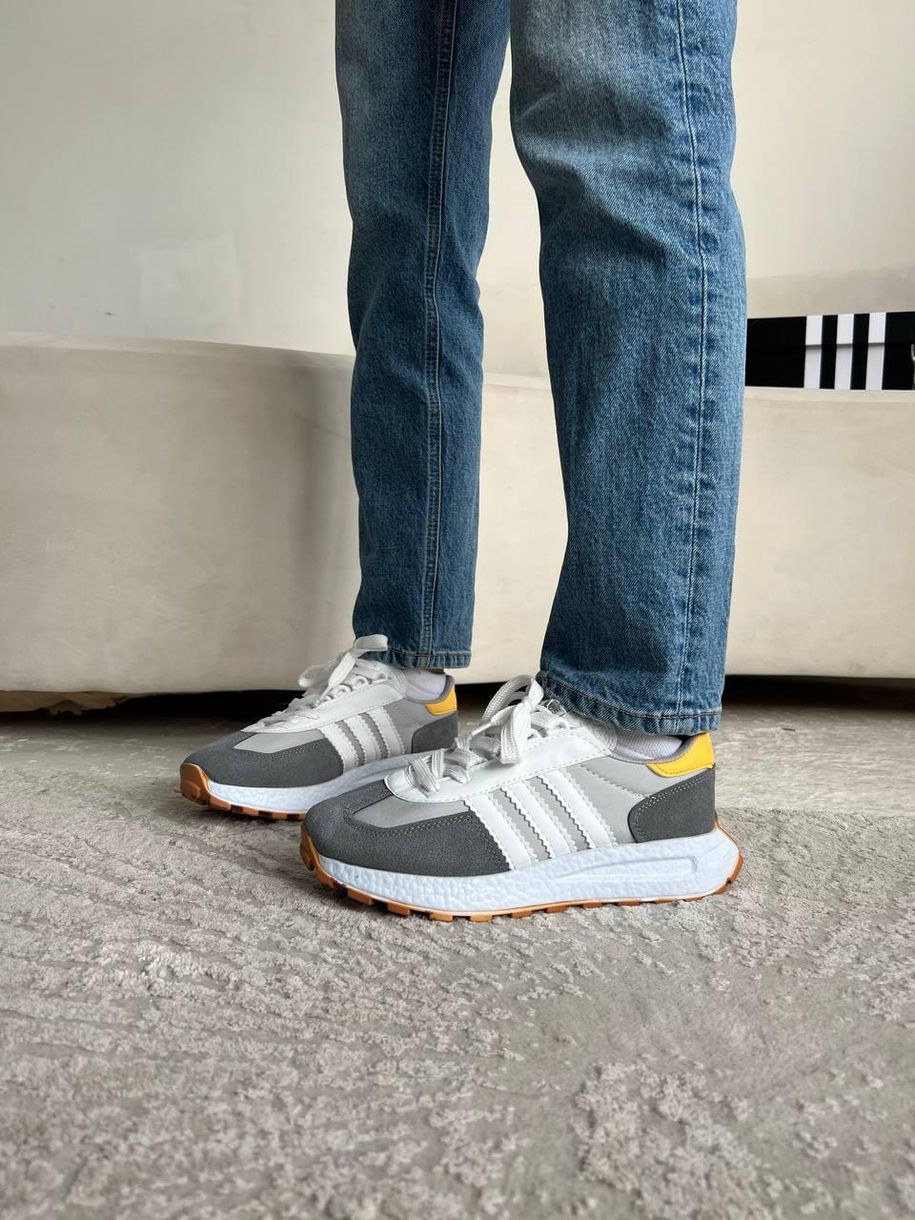 Кросівки Adidas Retropy E5 Grey Yellow 2302 фото