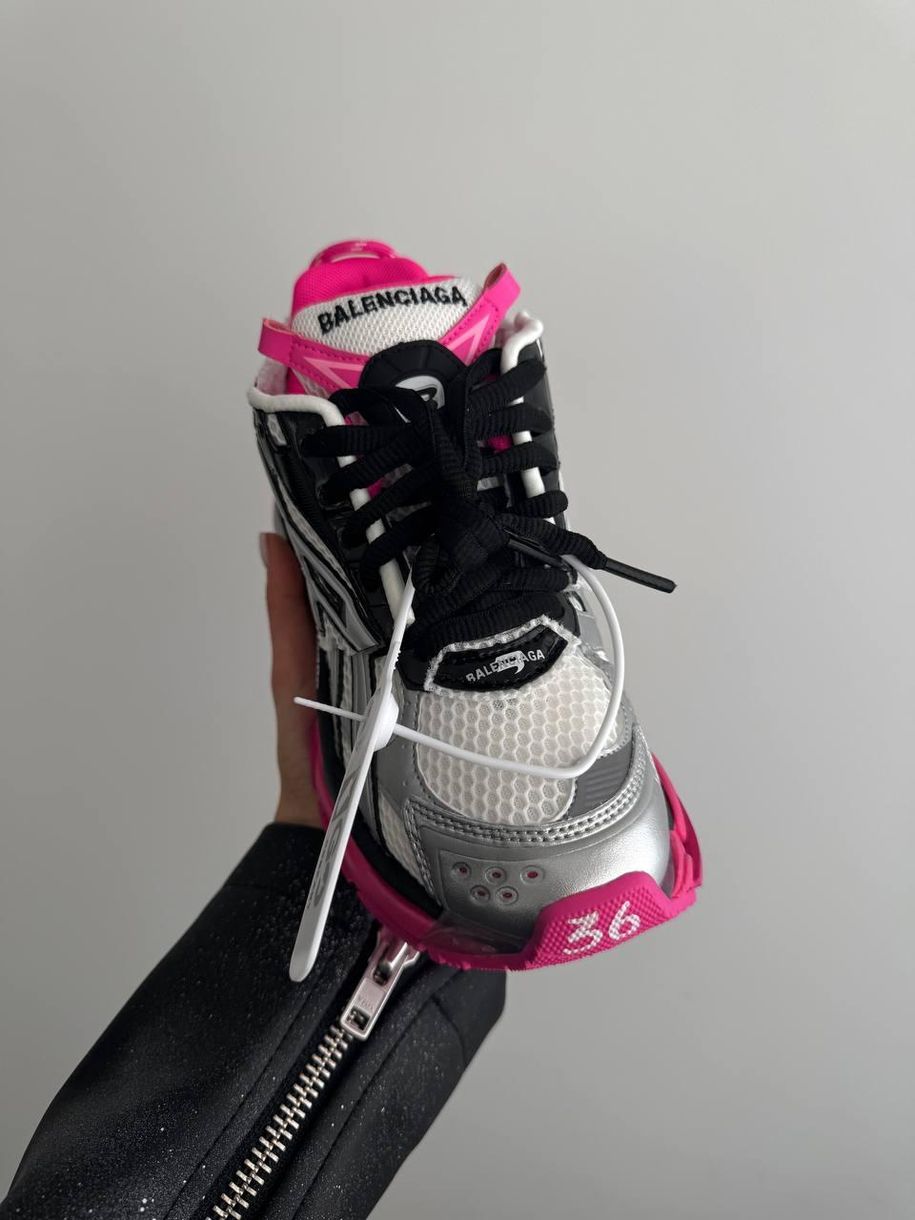 Balenciaga Runner Trainer Black Pink 10408 фото