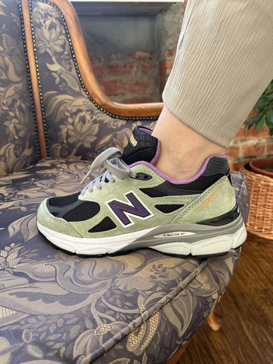 Кроссовки New Balance 990 Black Violet 3722 фото