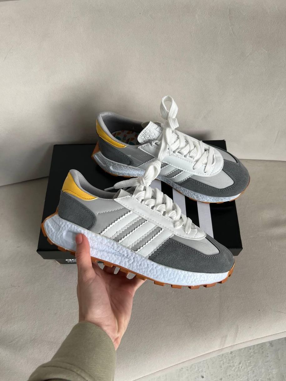 Кросівки Adidas Retropy E5 Grey Yellow 2302 фото