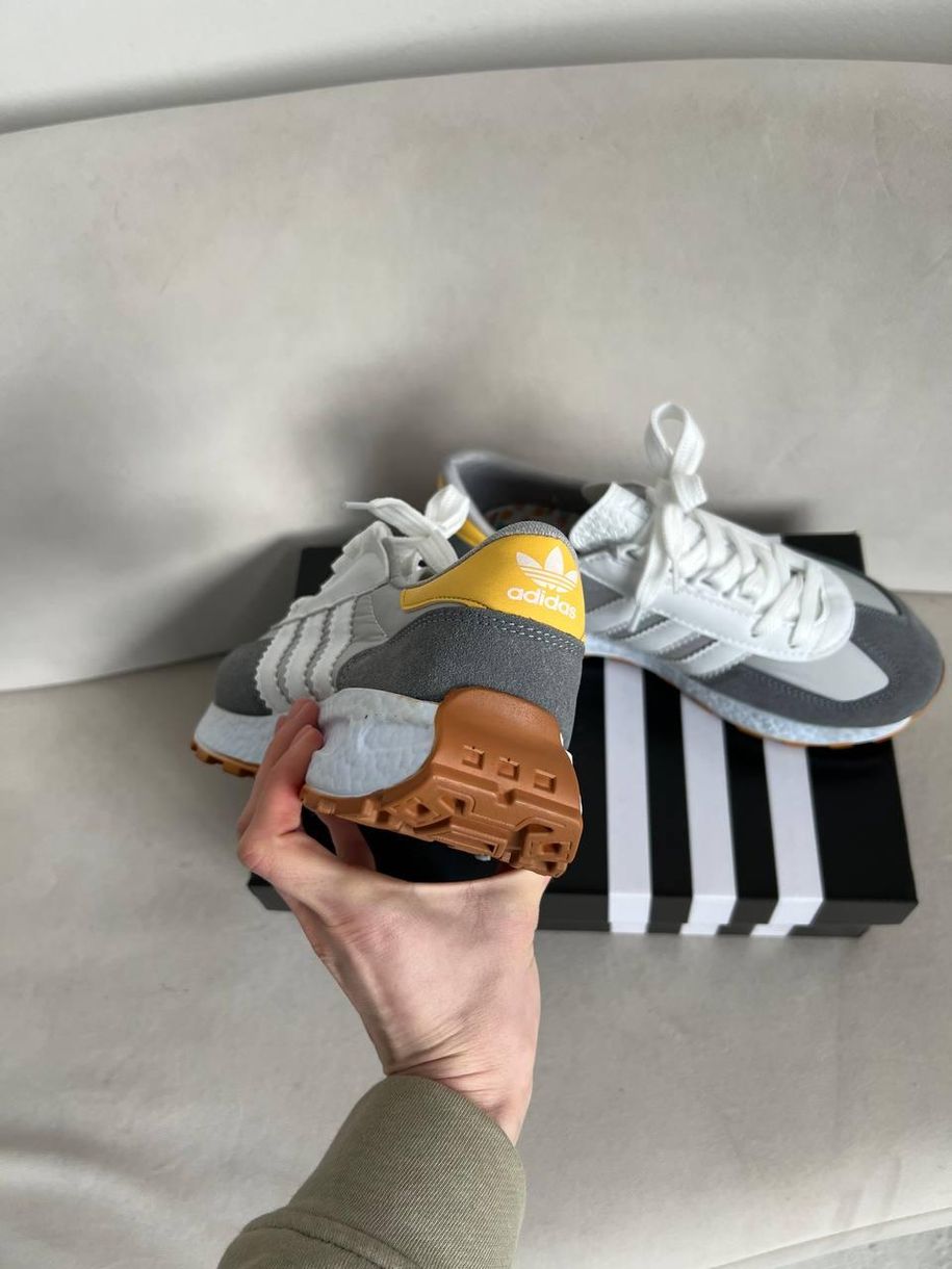 Кросівки Adidas Retropy E5 Grey Yellow 2302 фото