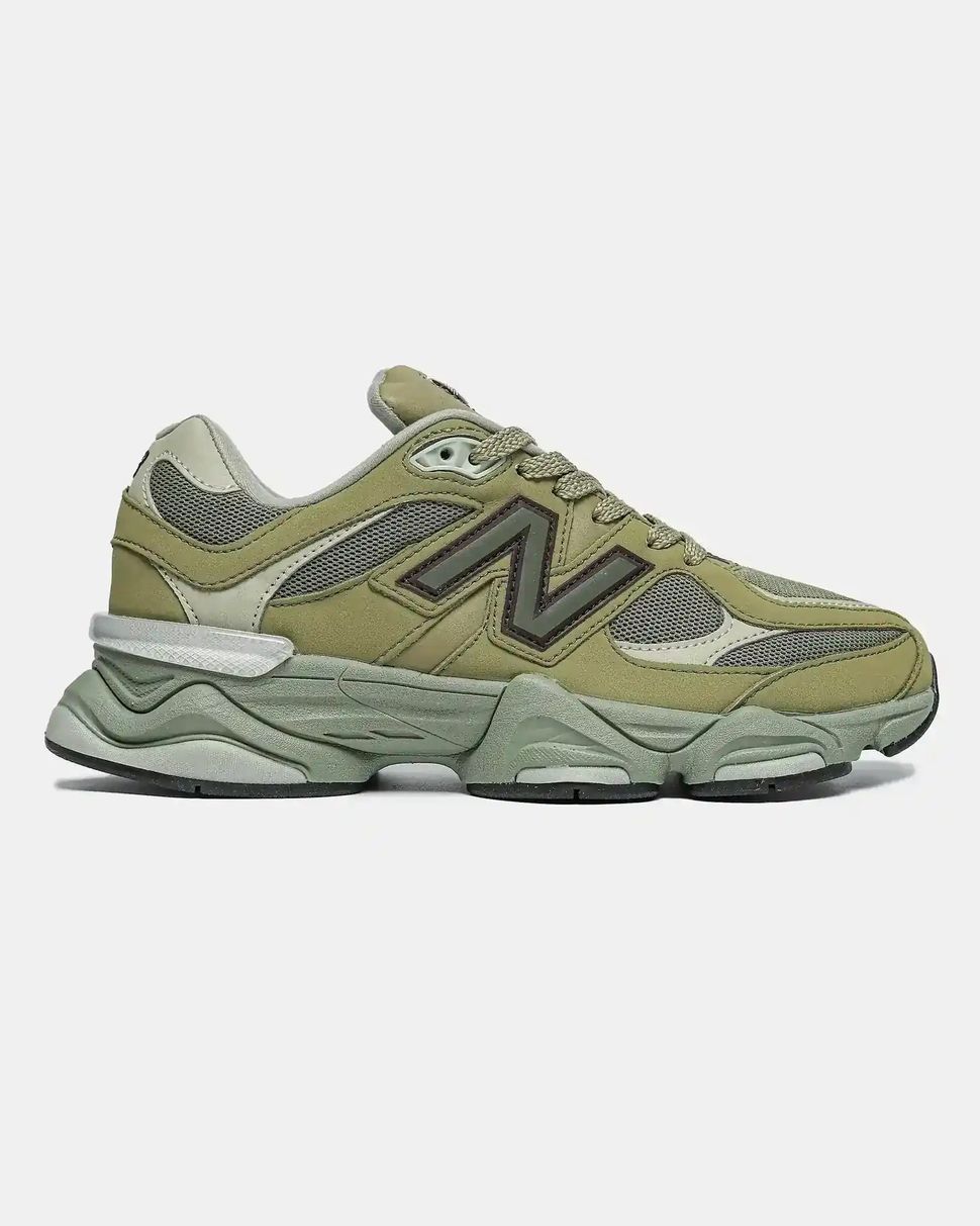 New Balance 9060 Olive Green Burgundy