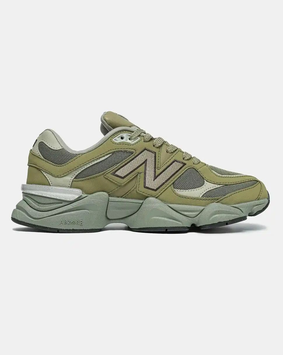 New Balance 9060 Olive Green Burgundy