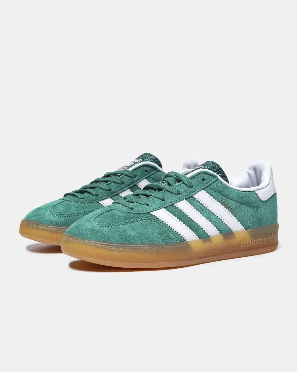 Adidas Gazelle Indoor Green White Gum