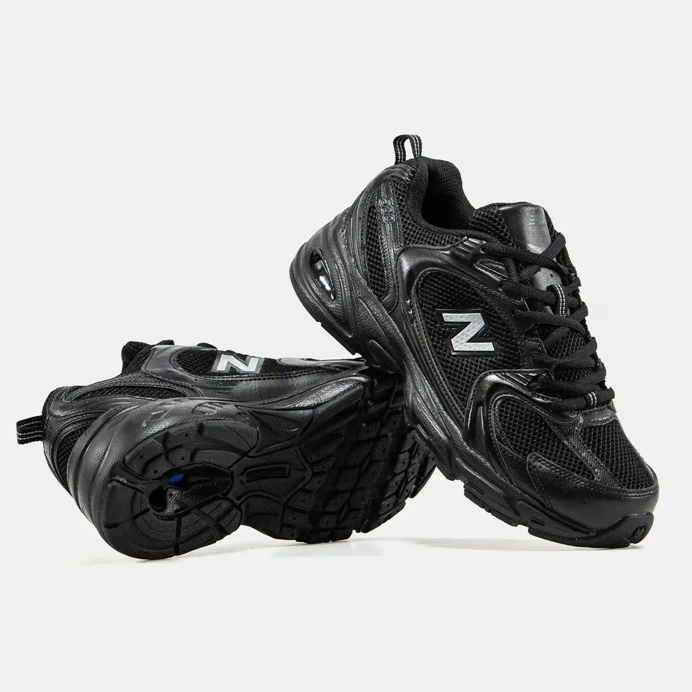New Balance 530 Triple Black Silver