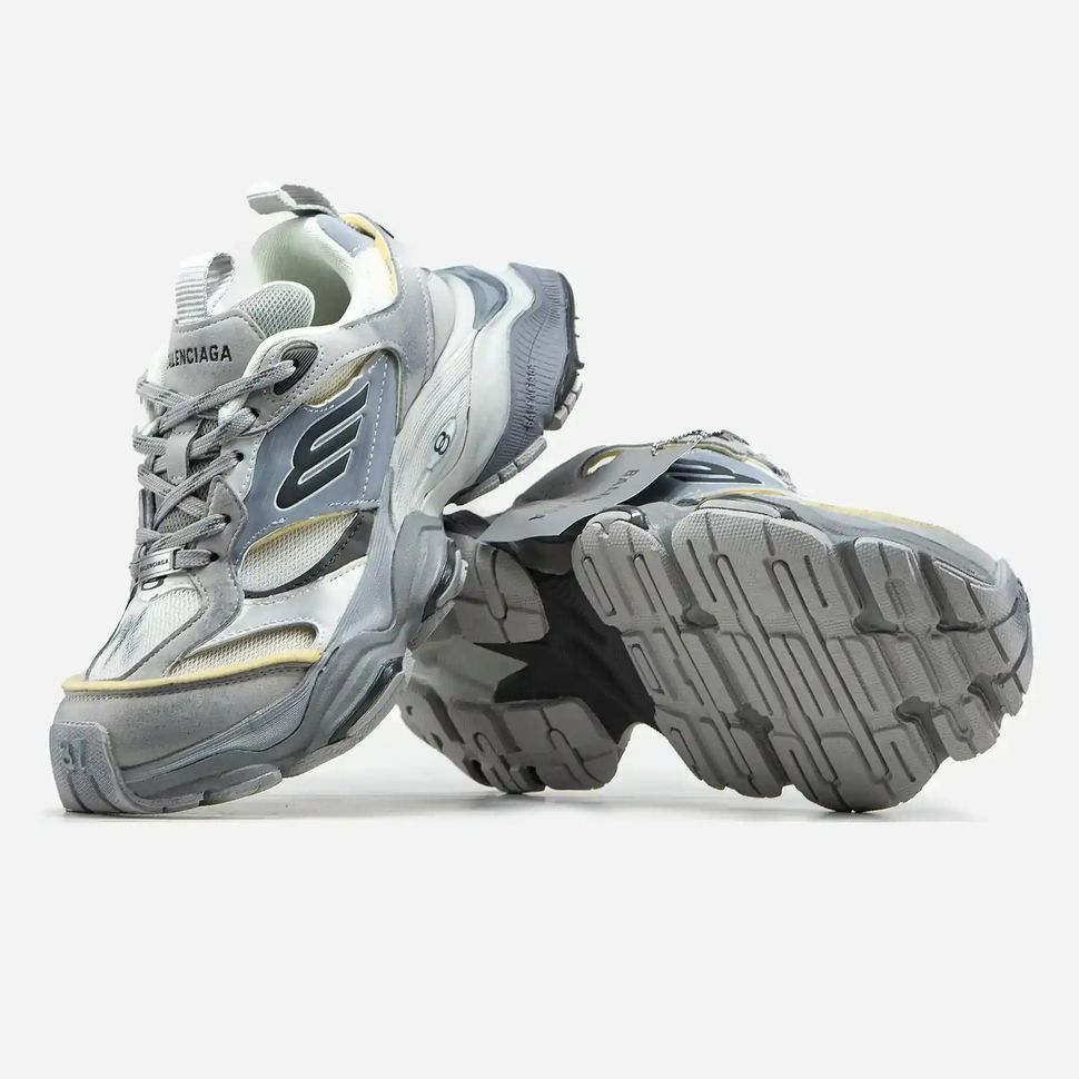 Balenciaga Cargo Grey Silver Cream