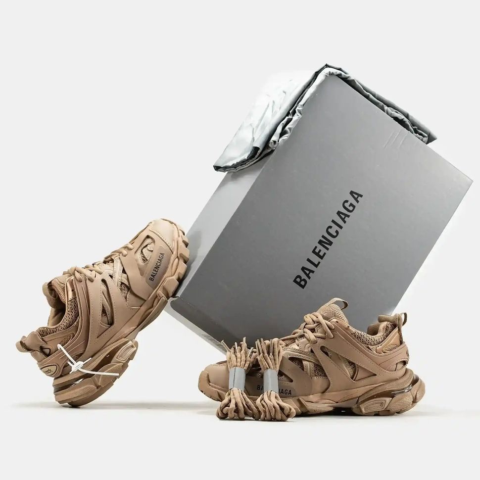 Balenciaga Track Beige Brown