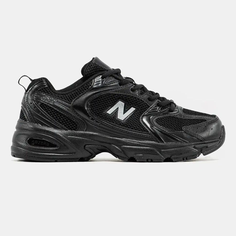 New Balance 530 Triple Black Silver