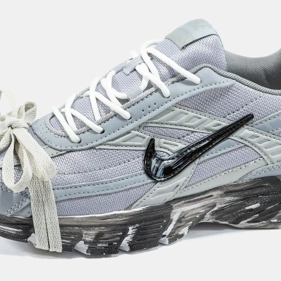 Nike Initiator Light Grey White Black Custom, 36