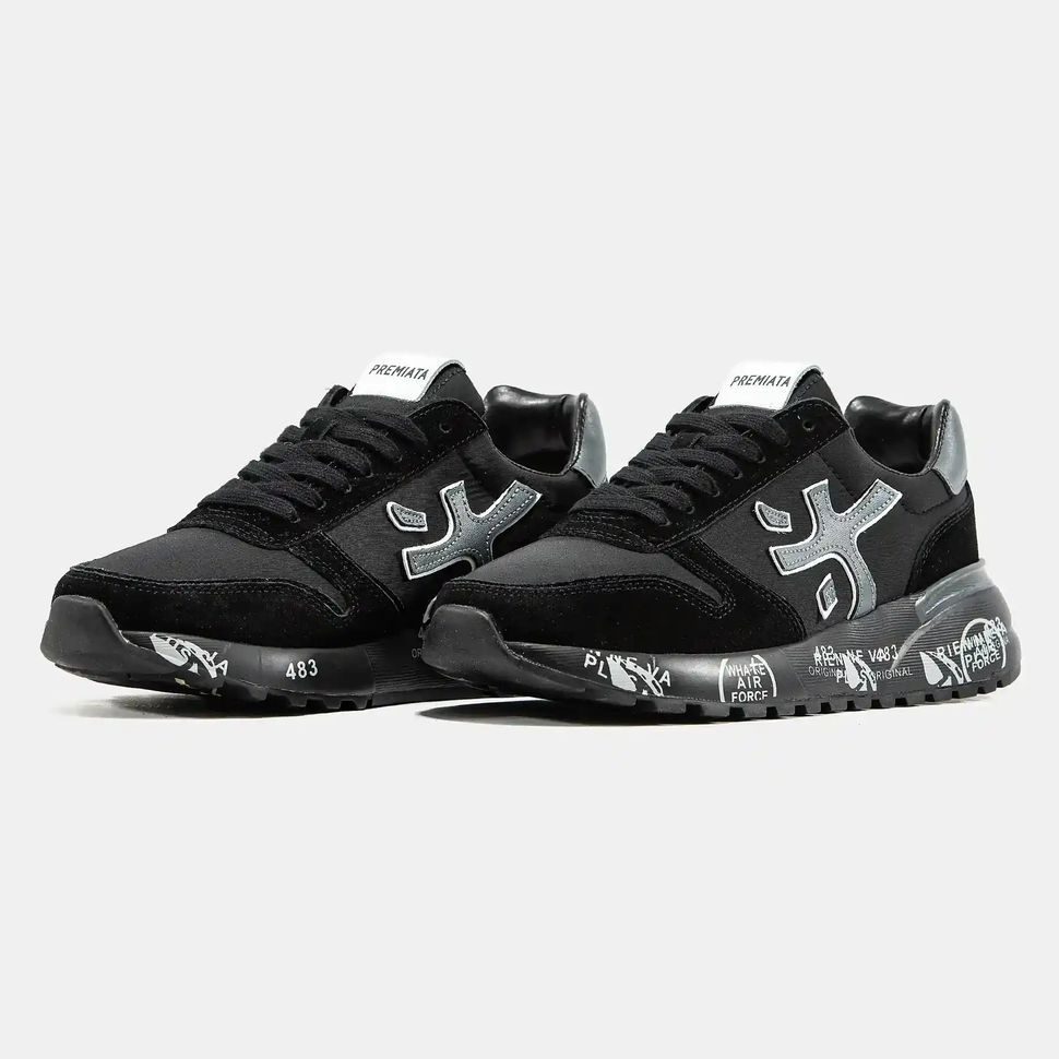 Premiata Mick Black Grey Reflective